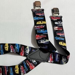 CLASS OF '57 2-Inch Wide Pin Clip Novelty Suspenders